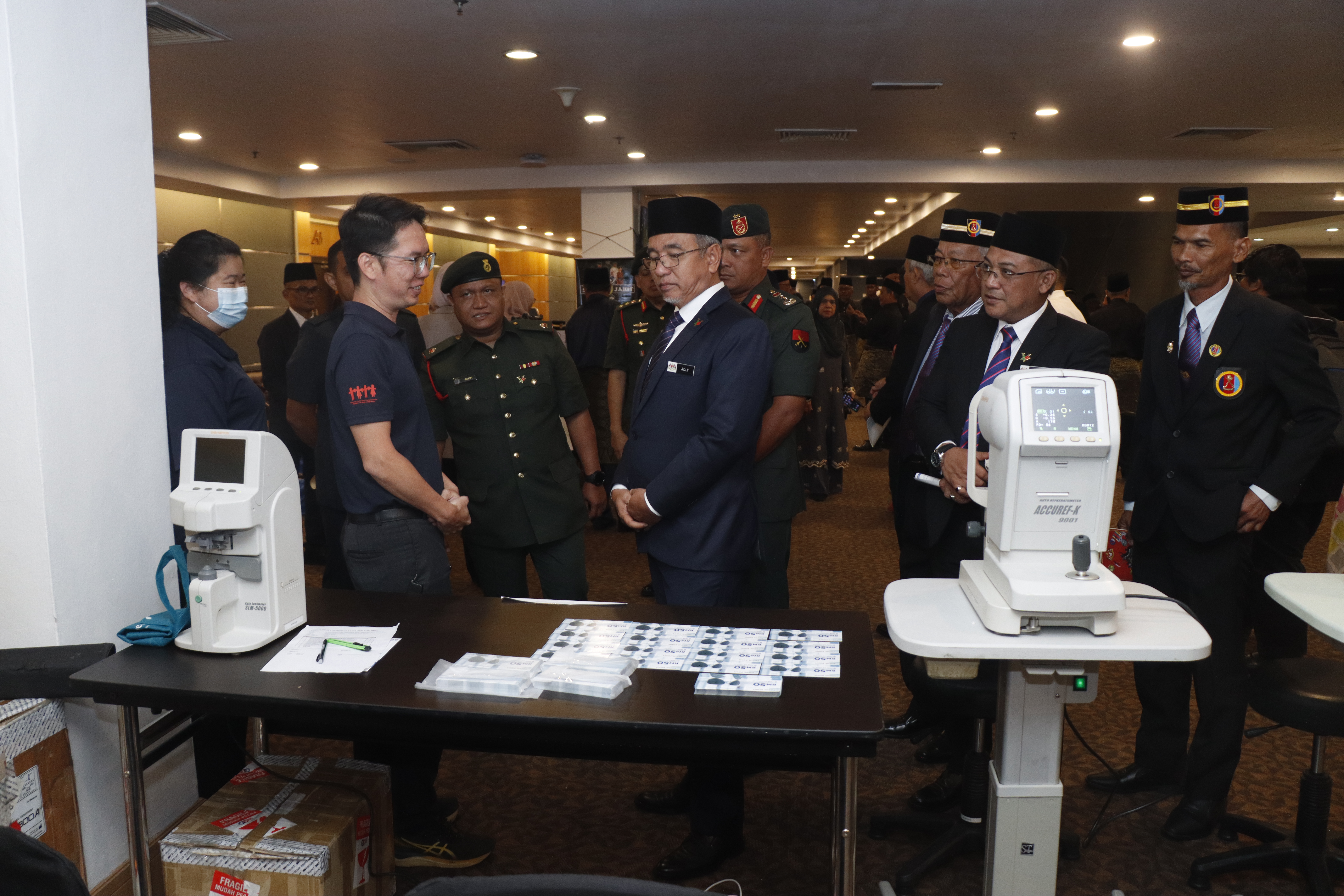 Honouring Service with Sight- Vision Screening for Retired Armed Forces at MITC Melaka