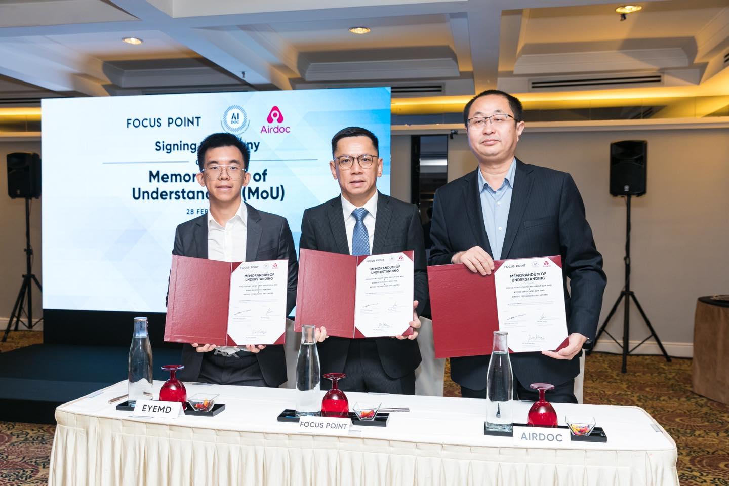Memorandum of Understanding (MoU) Signing Ceremony with Airdoc Technology (HK) Limited and EyeMD Associates Sdn Bhd