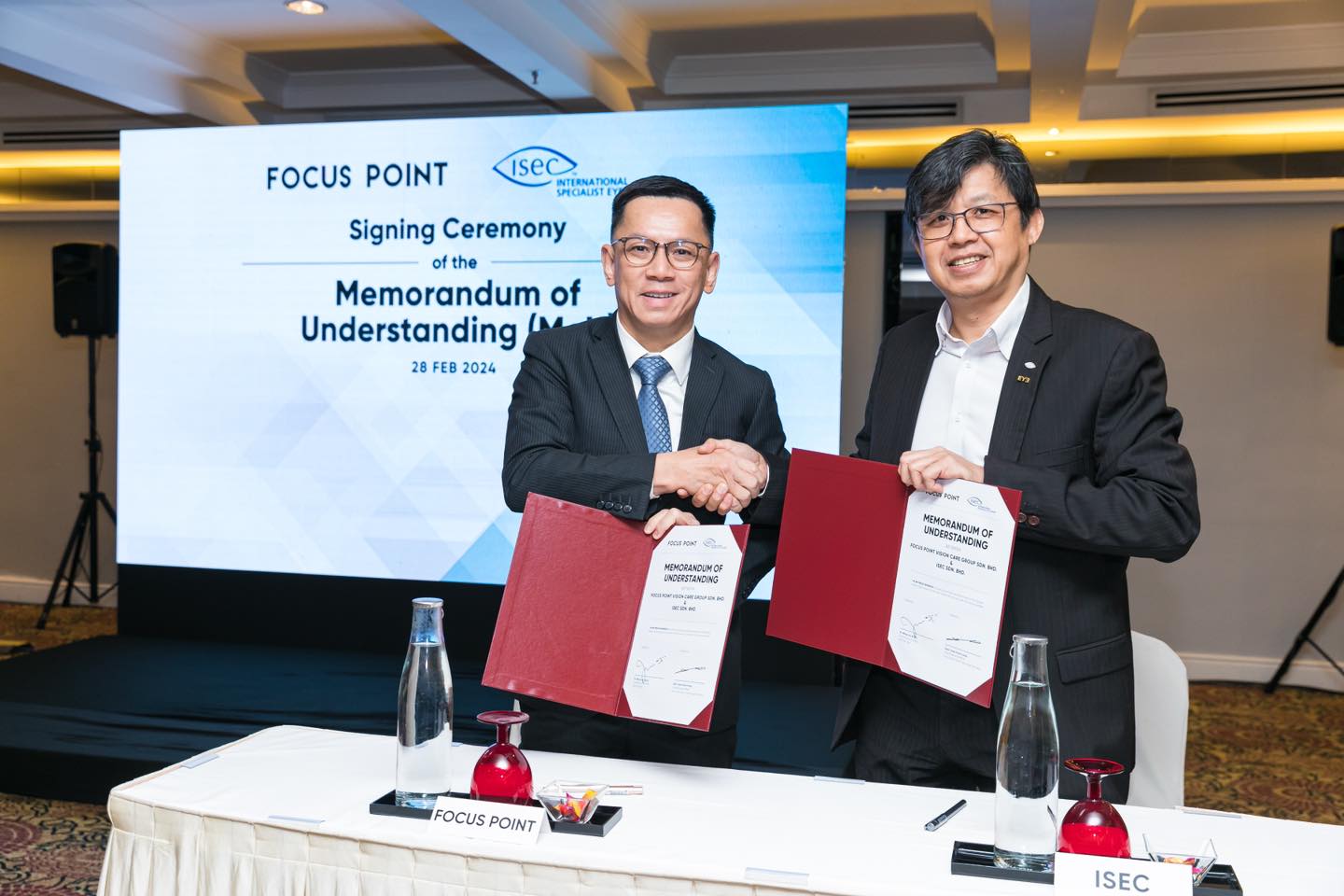 MEMORANDUM OF UNDERSTANDING (MOU) SIGNING CEREMONY WITH ISEC Sdn Bhd and Focus Point