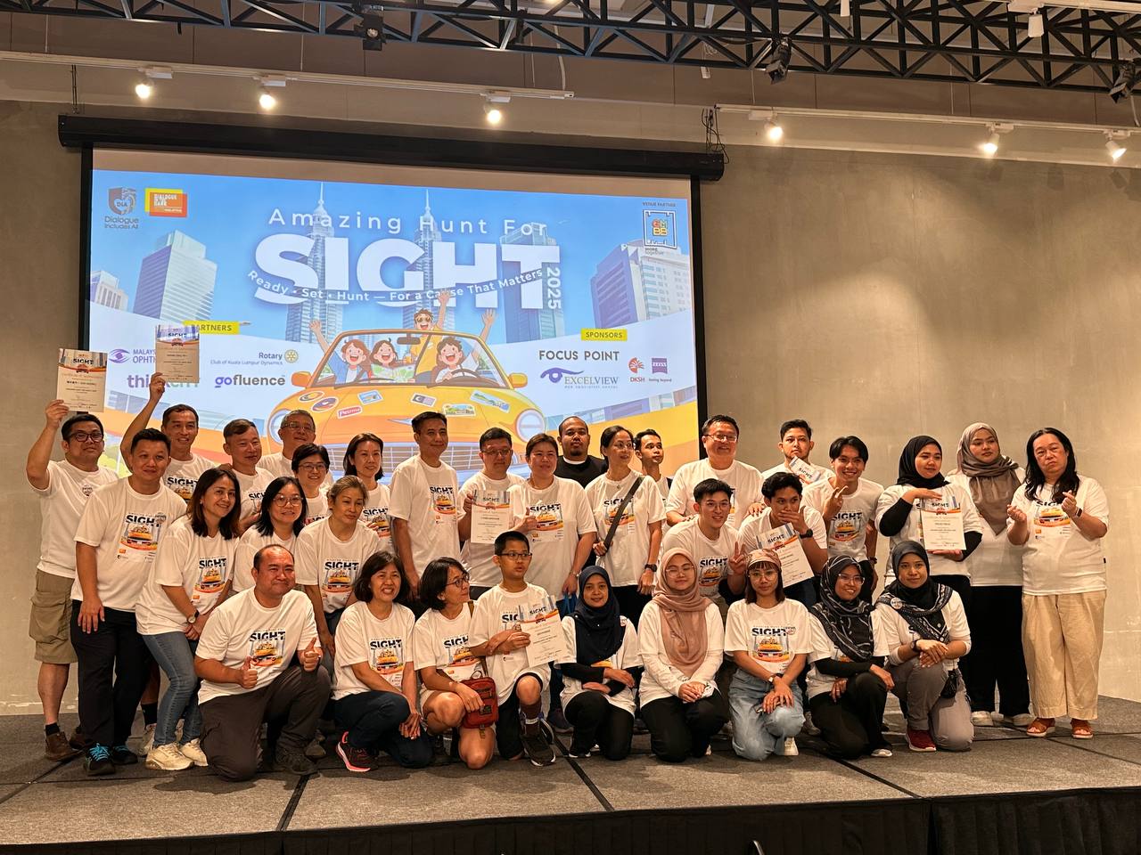 A Race for Vision, A Walk in Their Shoes: Focus Point at the Amazing Hunt for Sight 2025