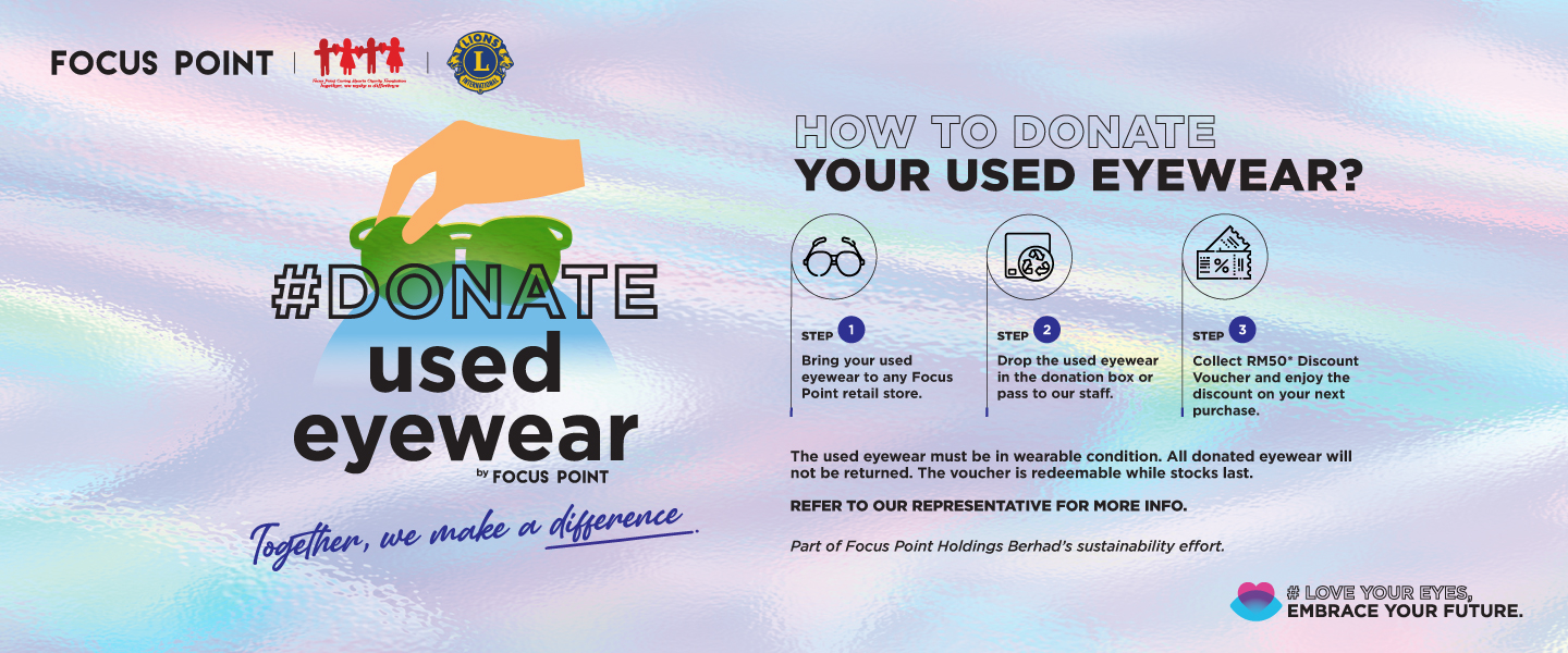 Donate Used Eyewear Campaign 2022