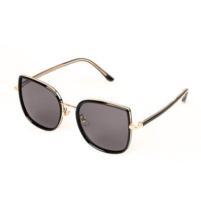 WHOOSH ODP28228 C11 Black/ Gold Cat Eye Sunglasses