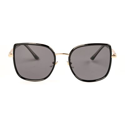 WHOOSH ODP28228 C11 Black/ Gold Cat Eye Sunglasses