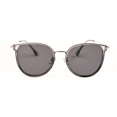 WHOOSH ODP28227 C24 Transparent Blue/ Silver Round Sunglasses