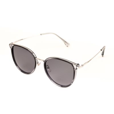 WHOOSH ODP28227 C24 Transparent Blue/ Silver Round Sunglasses