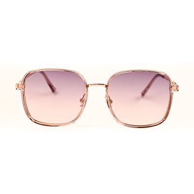 WHOOSH ODP28121 C5 Shinny Rose Gold Square Sunglasses