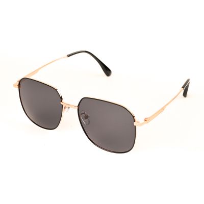 WHOOSH ODP29063 C4 Black/ Gold Square Sunglasses