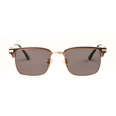 WHOOSH OT20022 C4 Black/Rose Gold Square Sunglasses