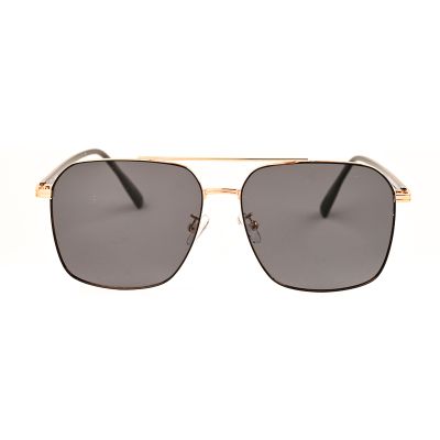 WHOOSH ODP29061 C4 Black/ Gold Aviator Sunglasses