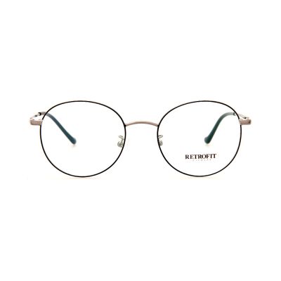 RETROFIT WFIH1031 C3 Silver/ Grey Round Eyeglasses