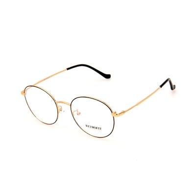 RETROFIT WFIH1031 C5 Gold Round Eyeglasses