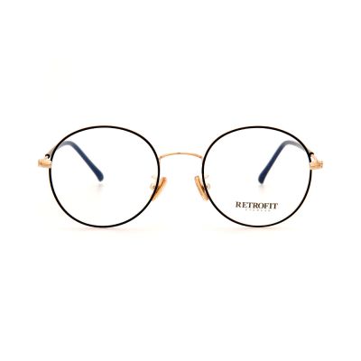 RETROFIT WFIH1041 C1 Slim Gold Eyeglasses