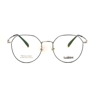 TANOSHI HE23012-TS C3 Diamond Blue Memory Steel Eyeglasses