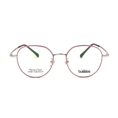 TANOSHI HE23011-TS C3 Diamond Purple Memory Steel Eyeglasses