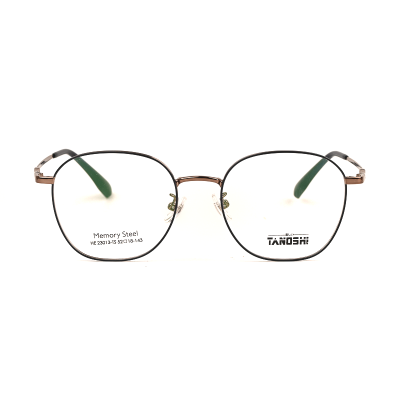 TANOSHI HE23013-TS C1 Midnight Blue Memory Steel Eyeglasses