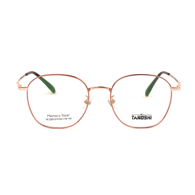 TANOSHI HE23013-TS C2 Bronze Memory Steel Eyeglasses