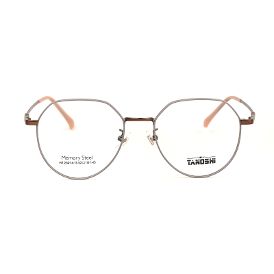 TANOSHI HE23014-TS C2 Diamond Purple Memory Steel Eyeglasses