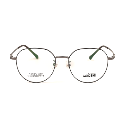 TANOSHI HE23018-TS C1 Purple Memory Steel Eyeglasses