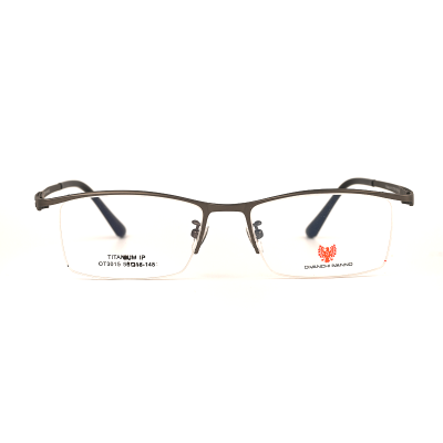 DIVANCHI IVANNO OT3015 C3 Titanium Half Rim Eyeglasses