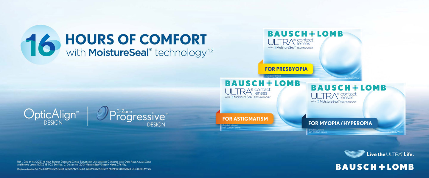 Bausch & Lomb Ultra Monthly (3 PCS)